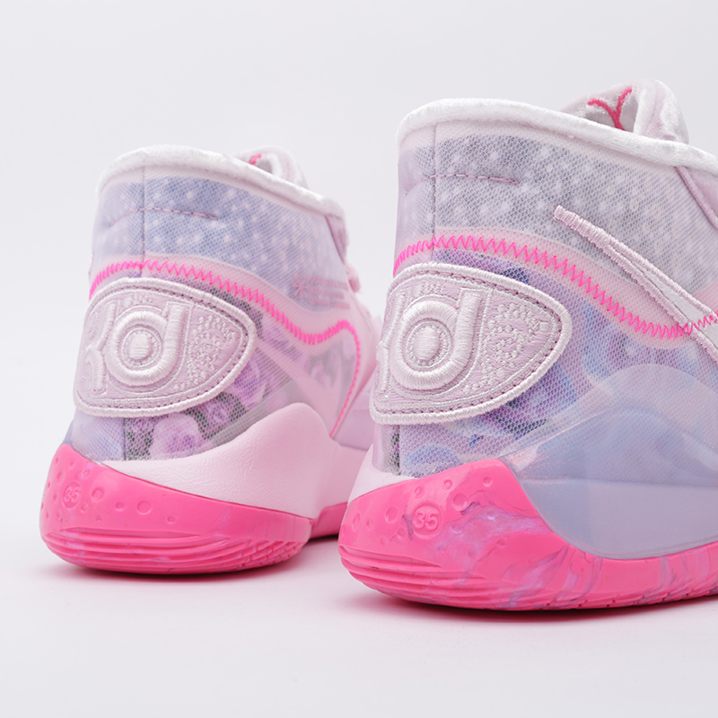 мужские розовые баскетбольные кроссовки Nike Zoom KD12 XMAS CT2740-900 - цена, описание, фото 5