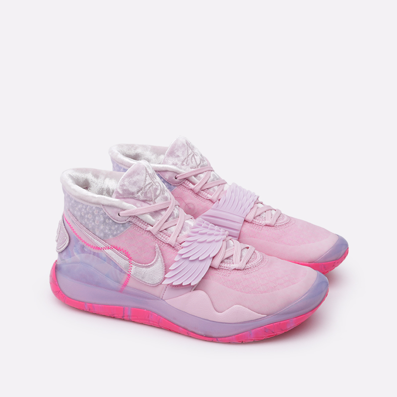 мужские розовые баскетбольные кроссовки Nike Zoom KD12 XMAS CT2740-900 - цена, описание, фото 2