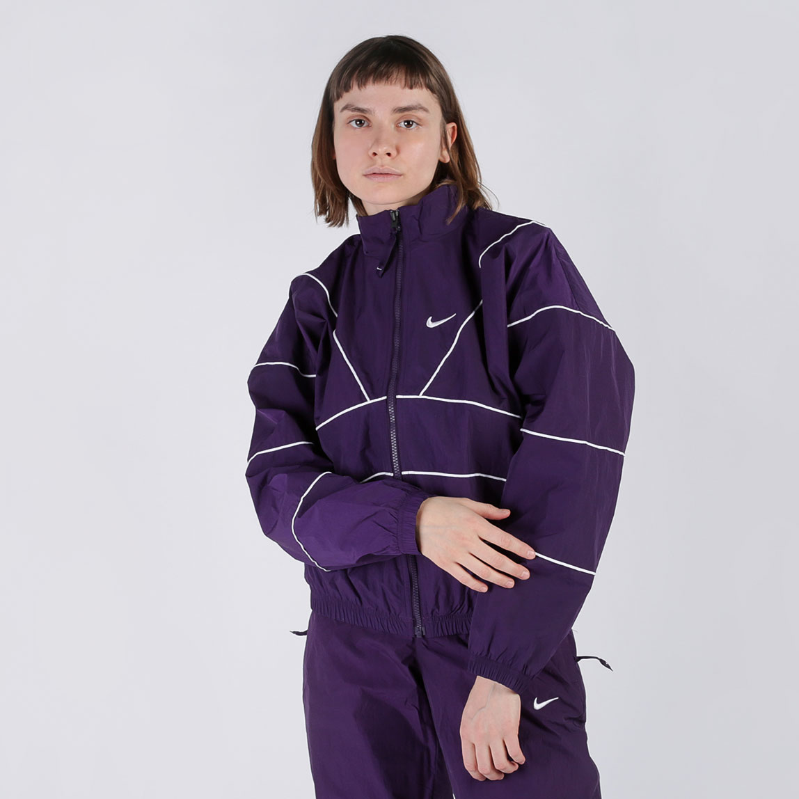 женская фиолетовая куртка Nike Women's Track Jacket CD6541-525 - цена, описание, фото 6