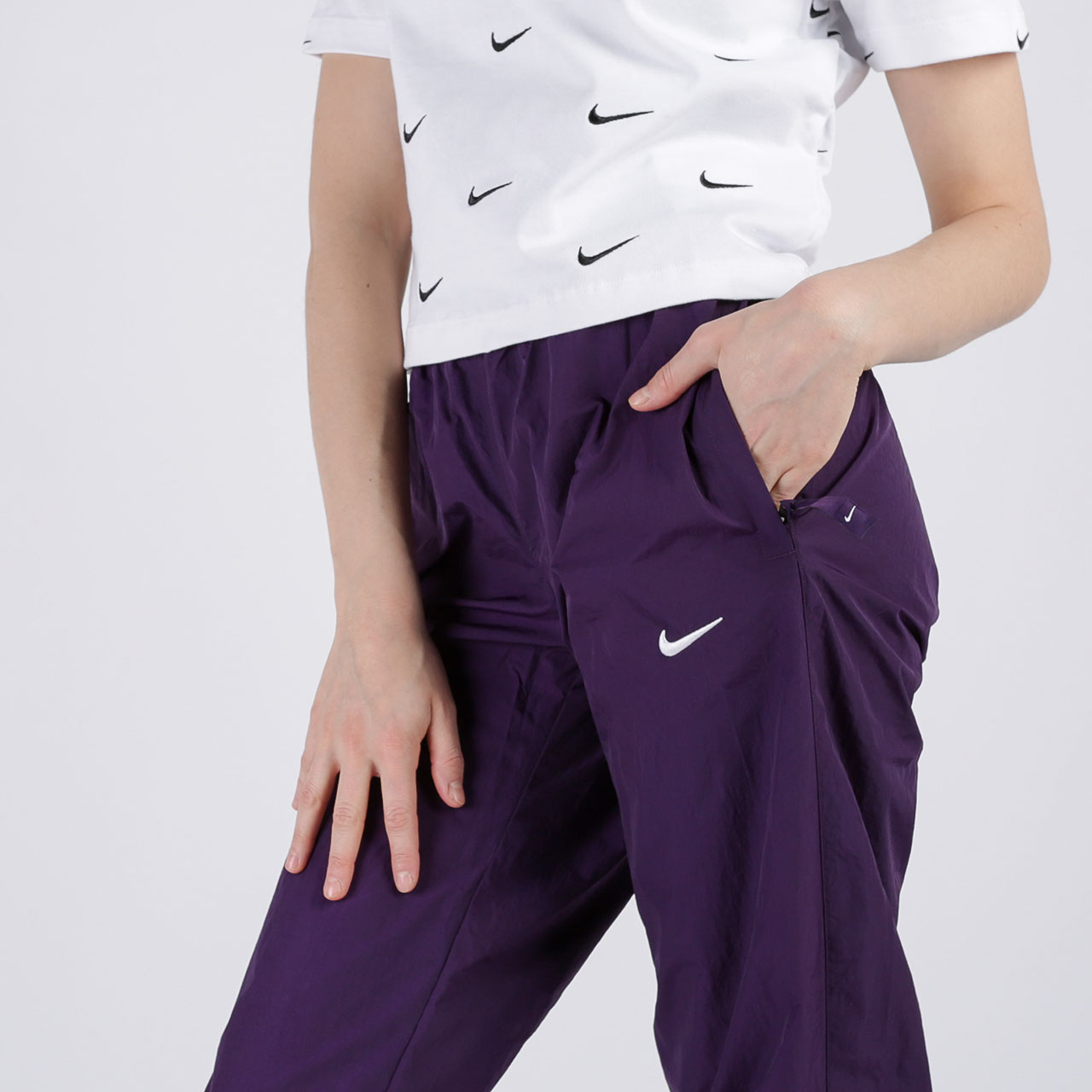 женские фиолетовые брюки Nike Track Pant Purple CQ4003-525 - цена, описание, фото 5