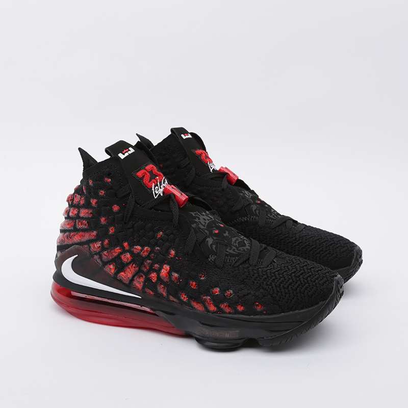 мужские черные баскетбольные кроссовки Nike Lebron XVII BQ3177-006 - цена, описание, фото 5
