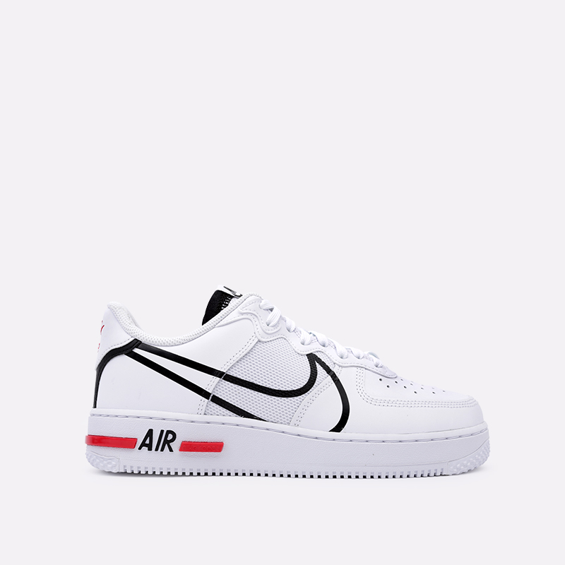 мужские белые кроссовки Nike Air Force 1 React CD4366-100 - цена, описание, фото 1