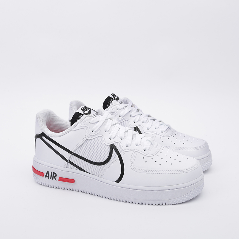 мужские белые кроссовки Nike Air Force 1 React CD4366-100 - цена, описание, фото 2