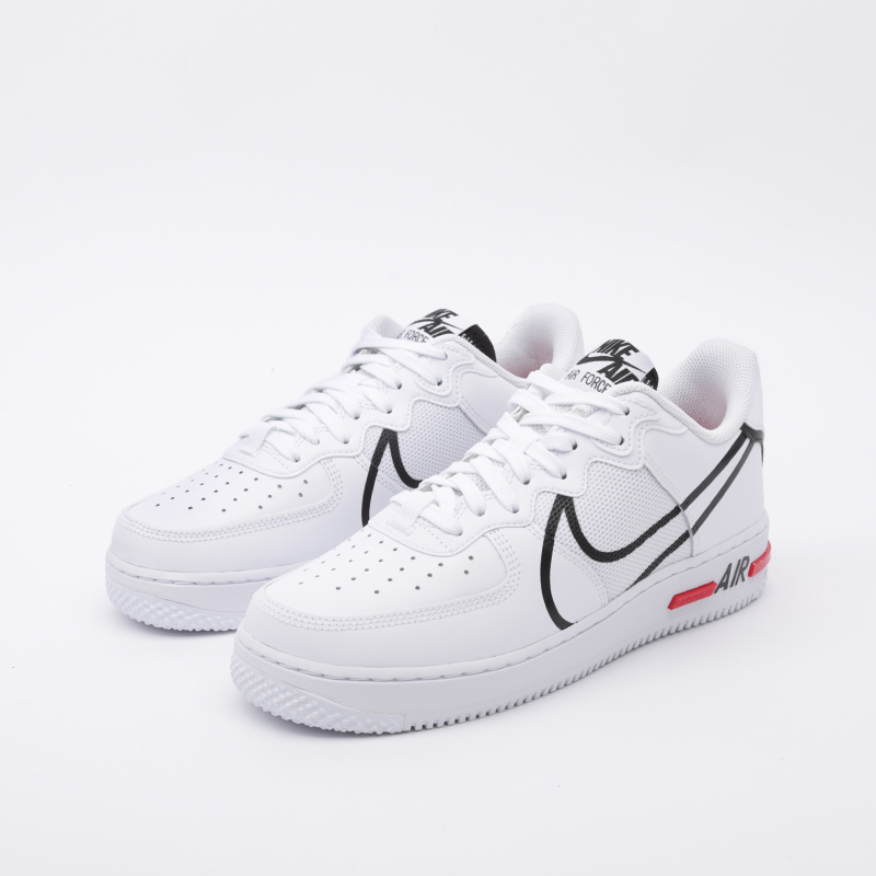 мужские белые кроссовки Nike Air Force 1 React CD4366-100 - цена, описание, фото 4