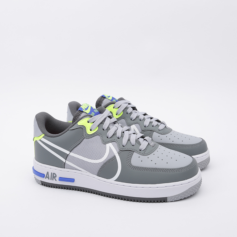 мужские серые кроссовки Nike Air Force 1 React CD4366-002 - цена, описание, фото 2
