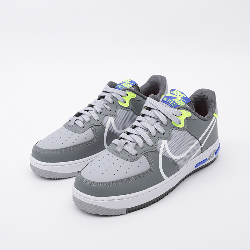 мужские серые кроссовки Nike Air Force 1 React CD4366-002 - цена, описание, фото 4