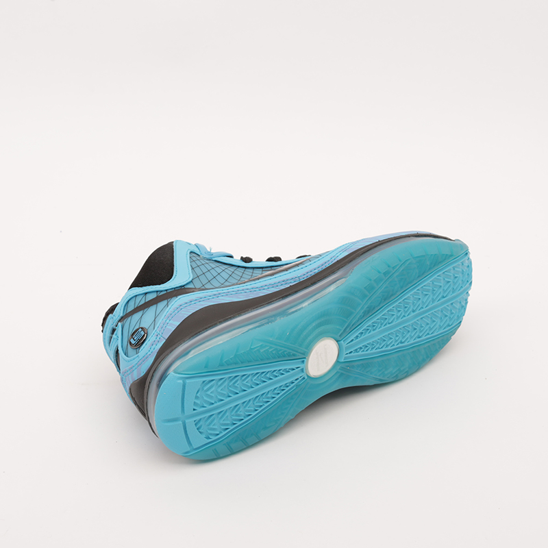  голубые баскетбольные кроссовки Nike Lebron VII QS CU5646-400 - цена, описание, фото 7