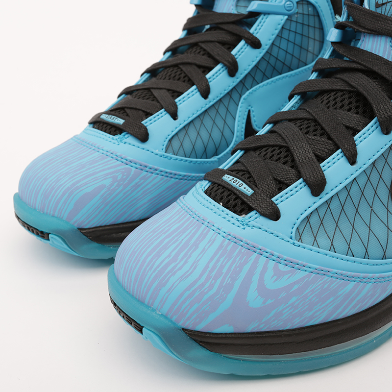  голубые баскетбольные кроссовки Nike Lebron VII QS CU5646-400 - цена, описание, фото 4
