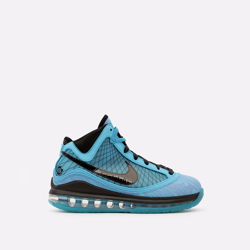  голубые баскетбольные кроссовки Nike Lebron VII QS CU5646-400 - цена, описание, фото 1