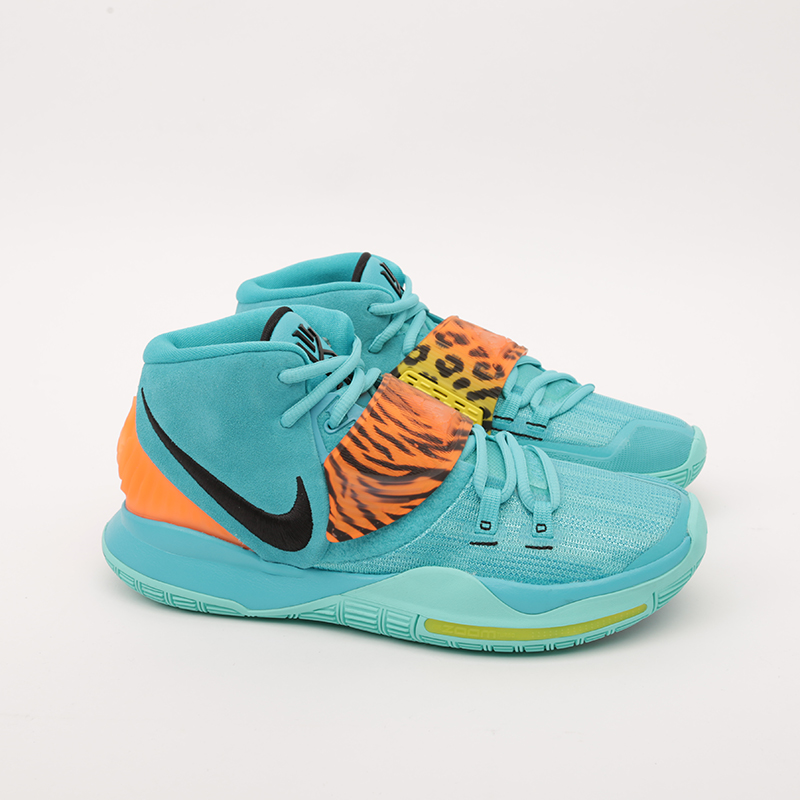  голубые баскетбольные кроссовки Nike Kyrie 6 BQ4630-300 - цена, описание, фото 2