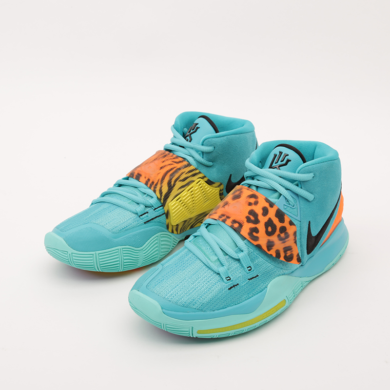  голубые баскетбольные кроссовки Nike Kyrie 6 BQ4630-300 - цена, описание, фото 3