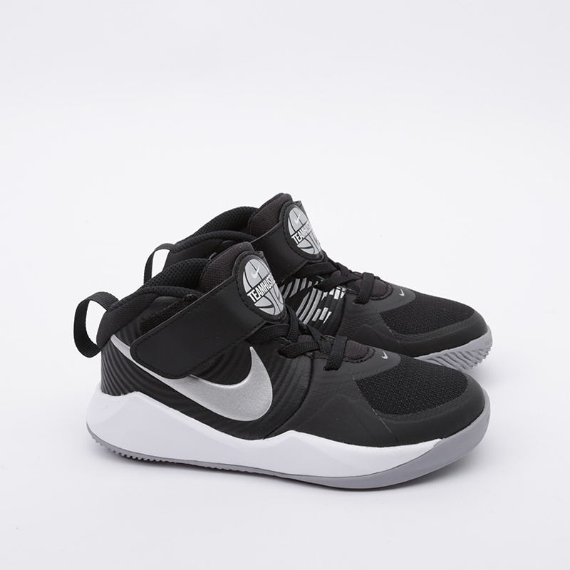 детские черные баскетбольные кроссовки Nike Team Hustle D 9 (PS) AQ4225-001 - цена, описание, фото 4