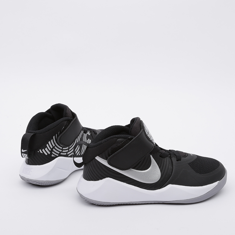 детские черные баскетбольные кроссовки Nike Team Hustle D 9 (PS) AQ4225-001 - цена, описание, фото 3