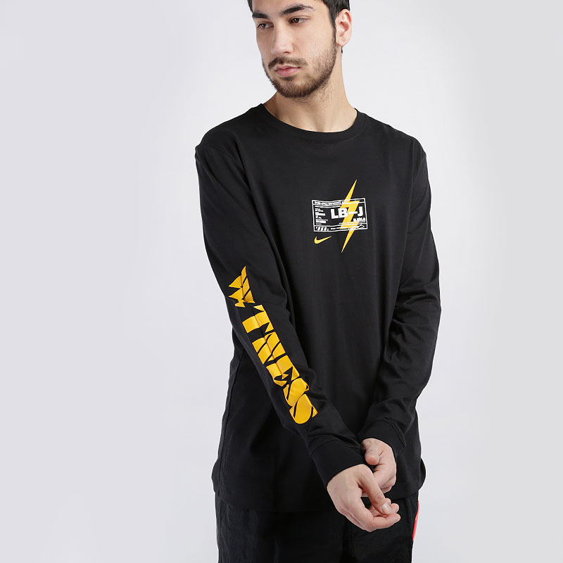 

Лонгслив Nike, Чёрный, Dri-FIT LeBron `LB-J`