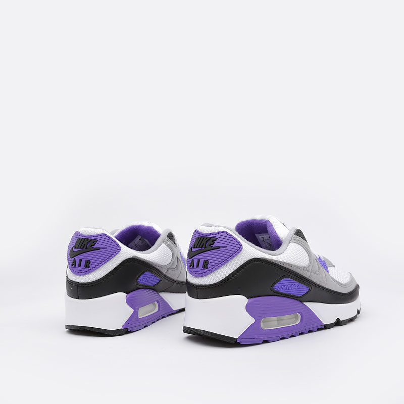 

Кроссовки Nike, Белый;серый;фиолетовый, Air Max 90