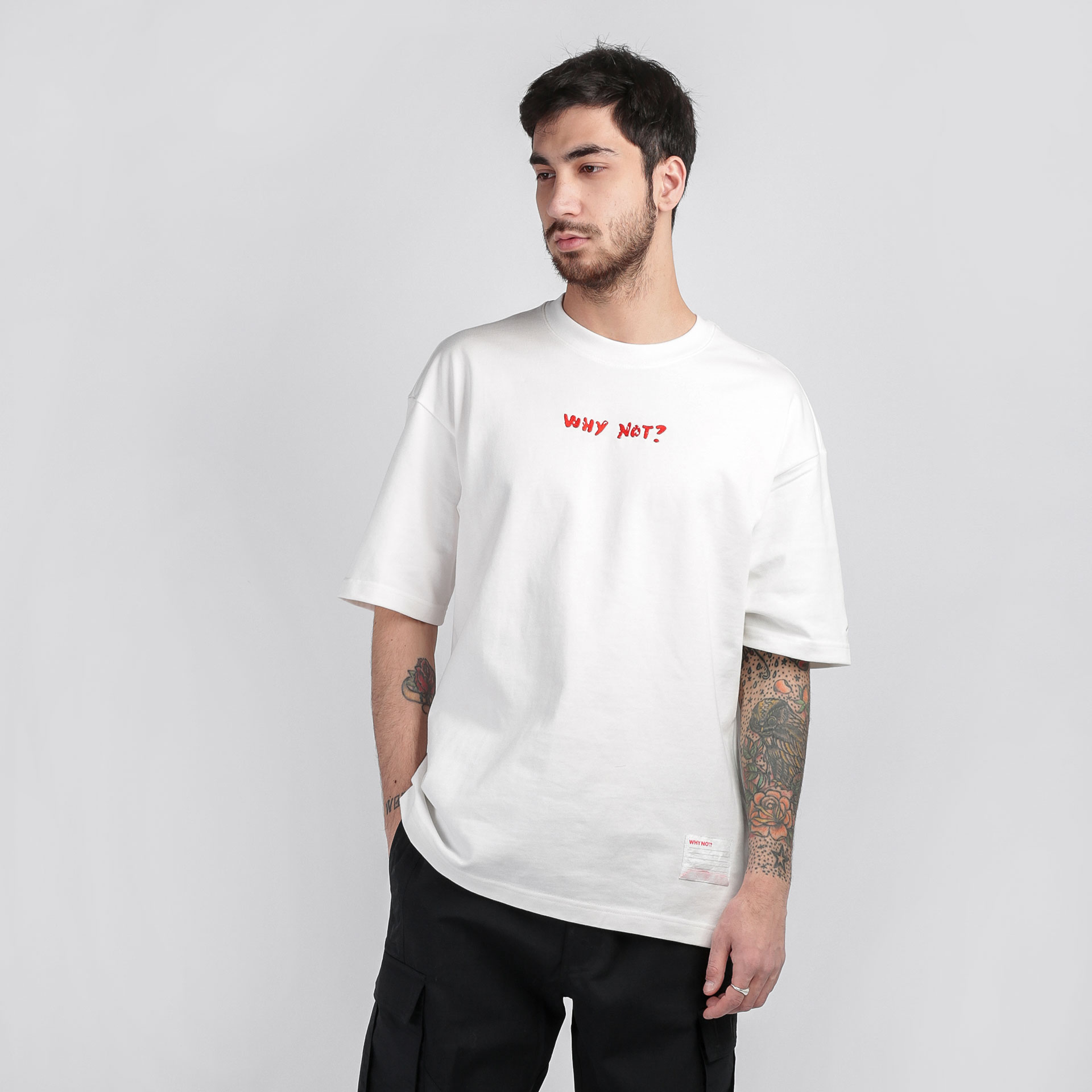 мужская белая футболка Jordan T-shirt  Why Not? CW4257-100 - цена, описание, фото 1