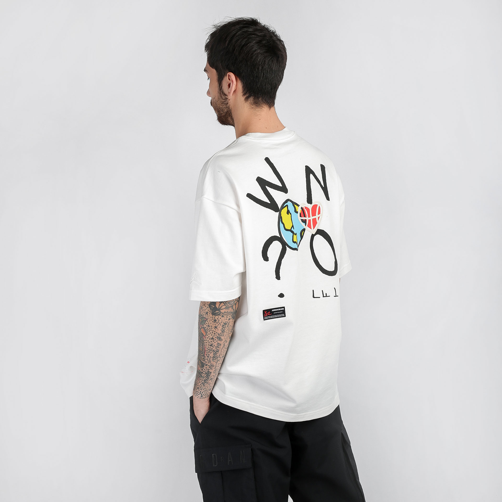 мужская белая футболка Jordan T-shirt  Why Not? CW4257-100 - цена, описание, фото 2