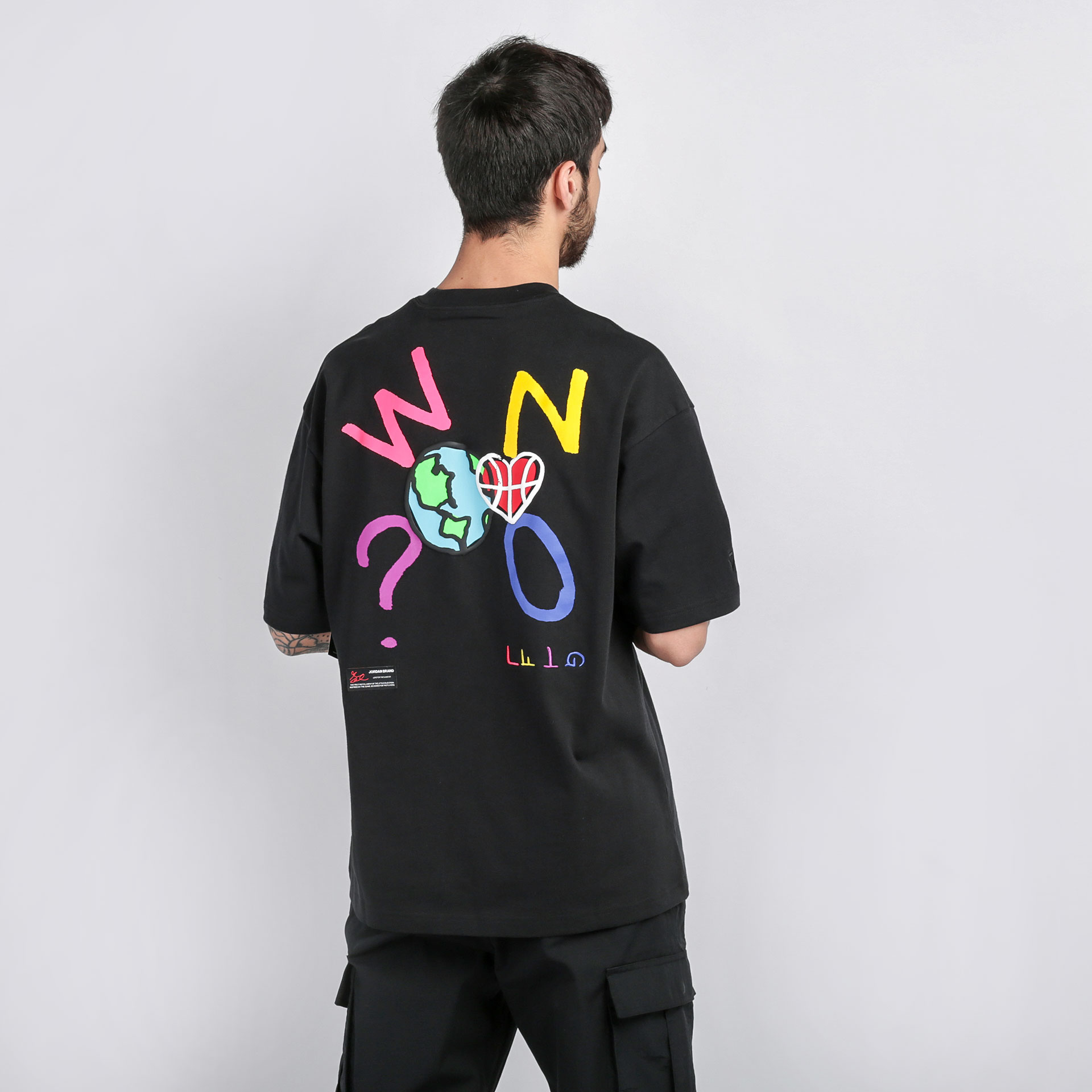 мужская черная футболка Jordan T-shirt  Why Not? CW4257-011 - цена, описание, фото 1