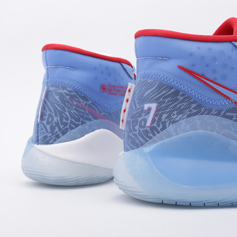  голубые баскетбольные кроссовки Nike Zoom KD12 AS CD4982-900 - цена, описание, фото 3