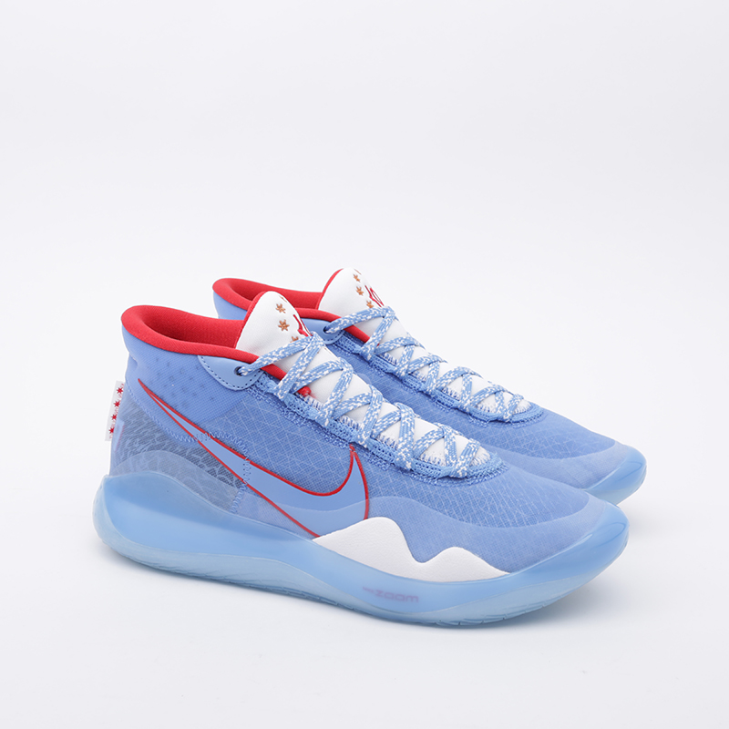  голубые баскетбольные кроссовки Nike Zoom KD12 AS CD4982-900 - цена, описание, фото 4