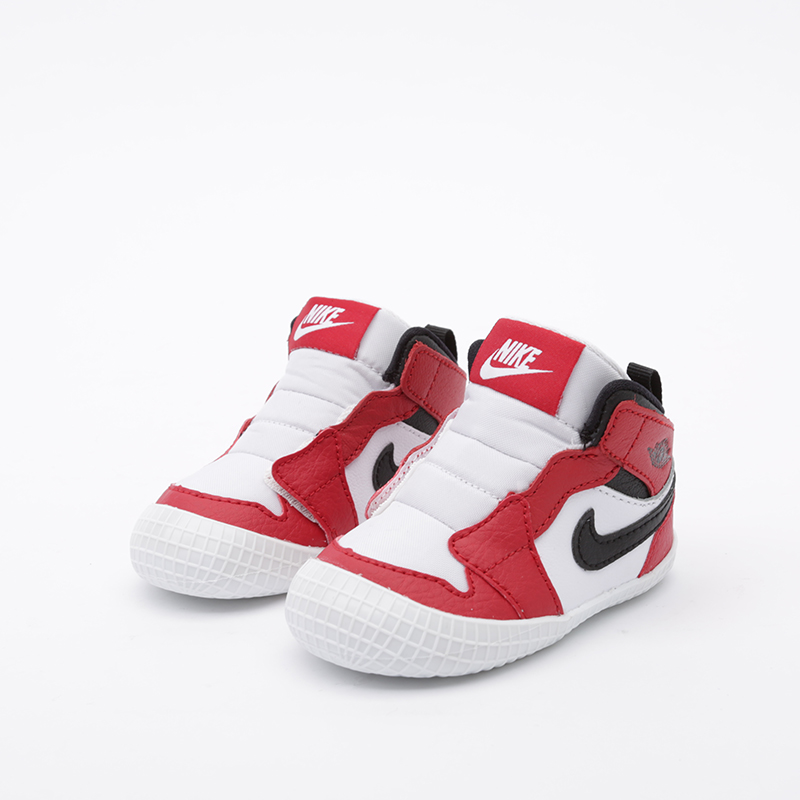 детские красные кроссовки Jordan 1 Crib Bootie AT3745-163 - цена, описание, фото 5