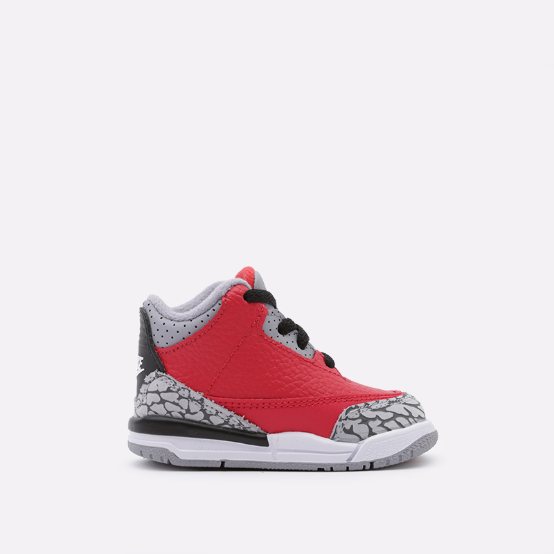 детские красные кроссовки Jordan 3 Retro SE (TD) CQ0489-600 - цена, описание, фото 1