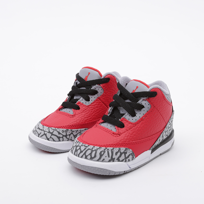 детские красные кроссовки Jordan 3 Retro SE (TD) CQ0489-600 - цена, описание, фото 6