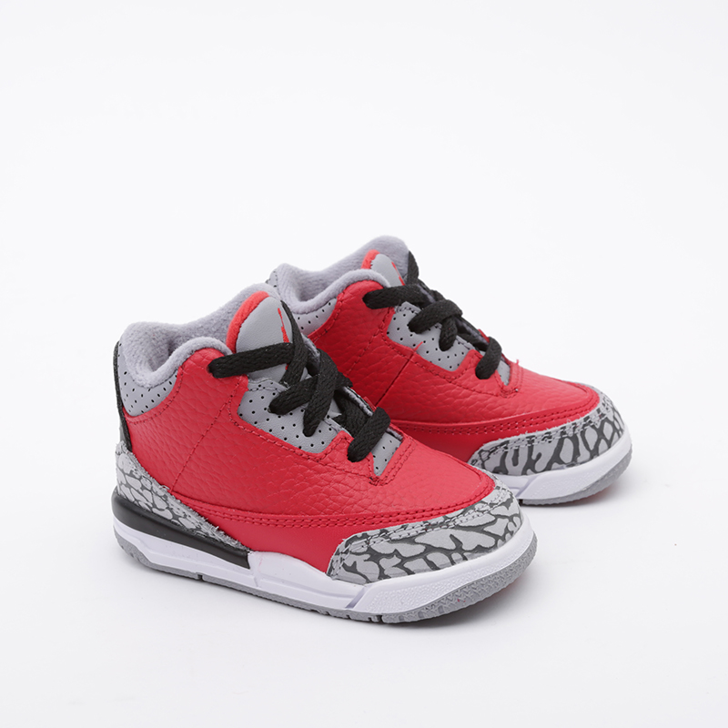 детские красные кроссовки Jordan 3 Retro SE (TD) CQ0489-600 - цена, описание, фото 3