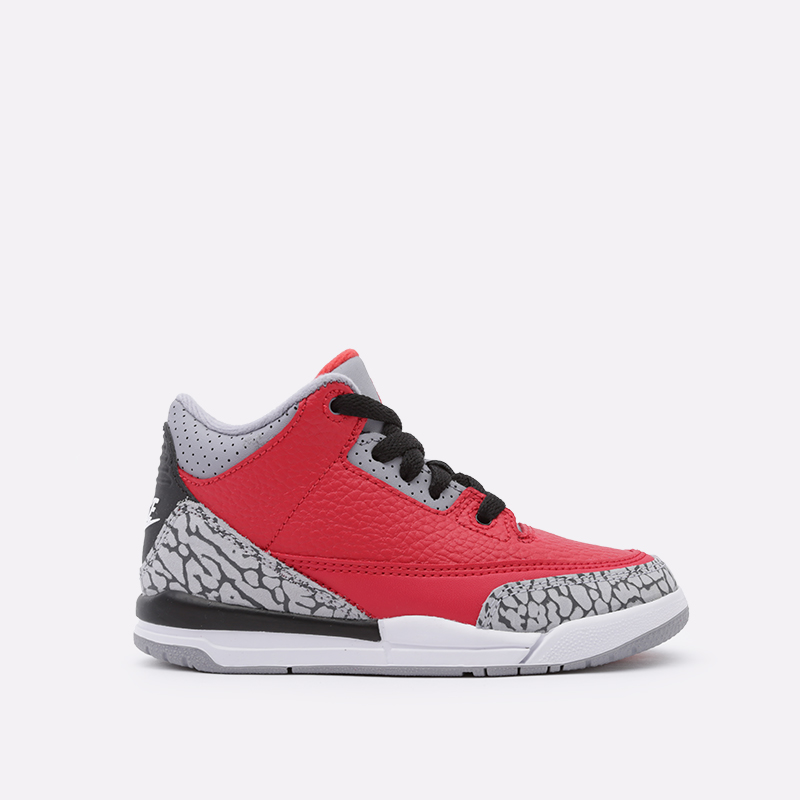 детские красные кроссовки Jordan 3 Retro SE (PS) CQ0487-600 - цена, описание, фото 1