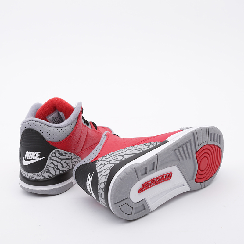 детские красные кроссовки Jordan 3 Retro SE (PS) CQ0487-600 - цена, описание, фото 2