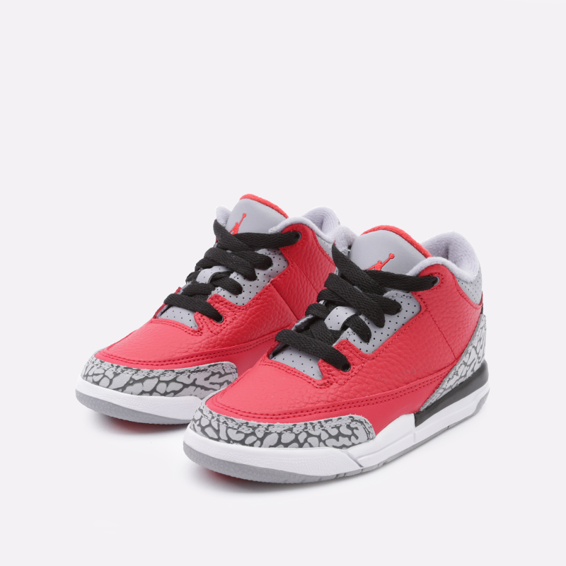 детские красные кроссовки Jordan 3 Retro SE (PS) CQ0487-600 - цена, описание, фото 5