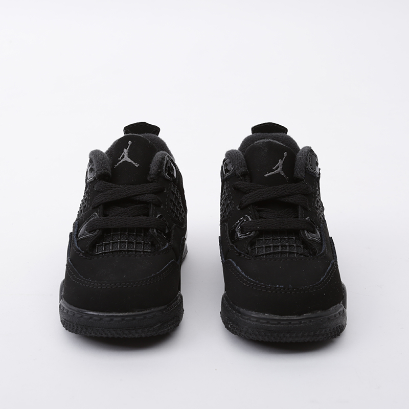 детские черные кроссовки Jordan 4 Retro (TD) BQ7670-010 - цена, описание, фото 3