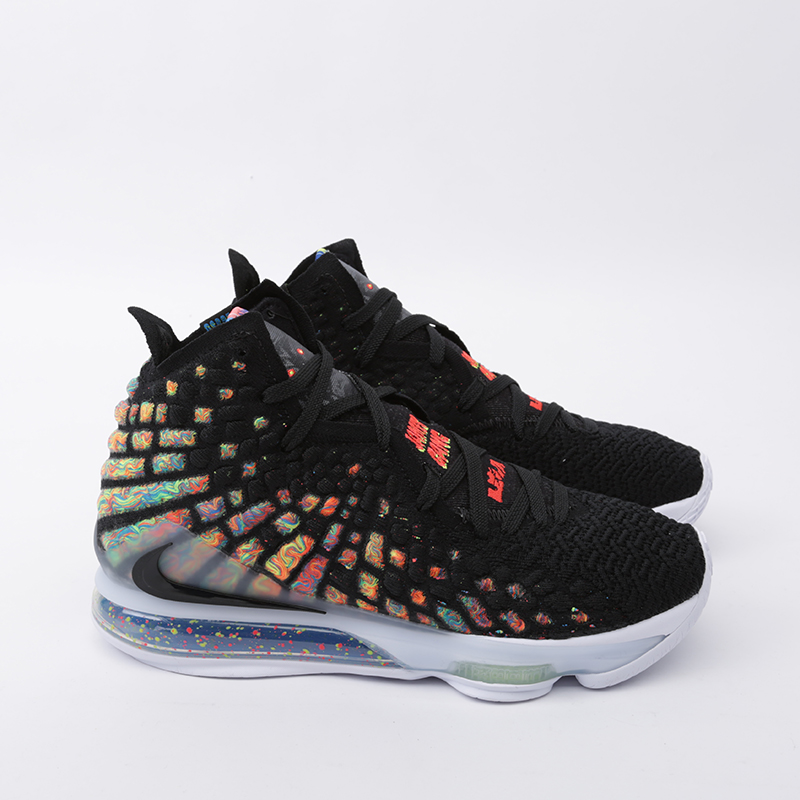 мужские черные баскетбольные кроссовки Nike Lebron XVII BQ3177-005 - цена, описание, фото 2