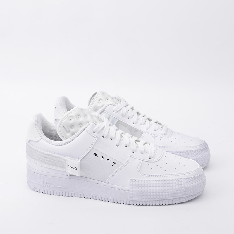 мужские белые кроссовки Nike Air Force 1 Type CQ2344-101 - цена, описание, фото 2