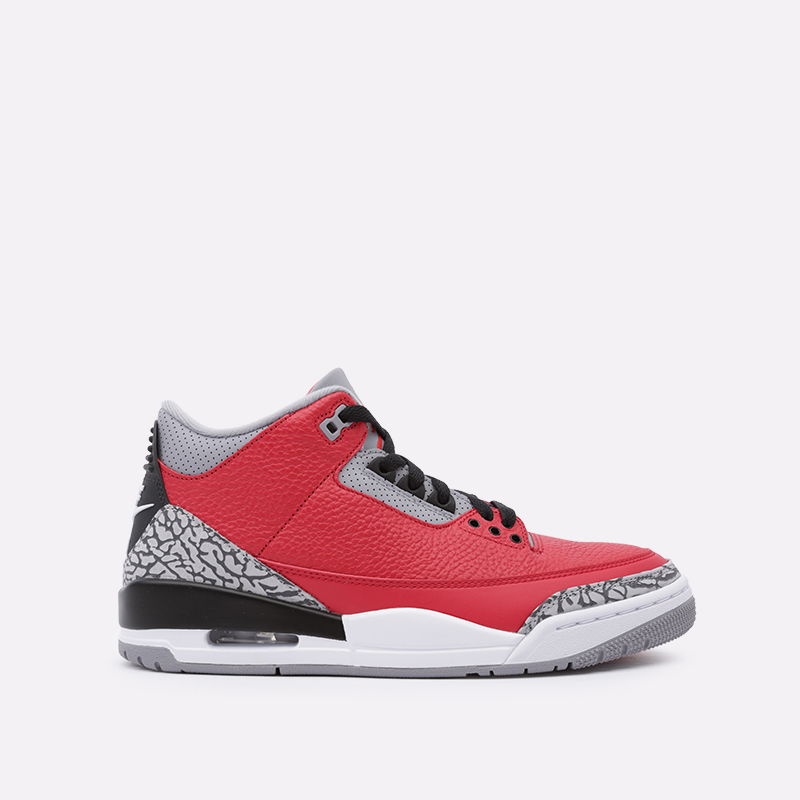 мужские красные кроссовки Jordan 3 Retro U CU2277-600 - цена, описание, фото 1
