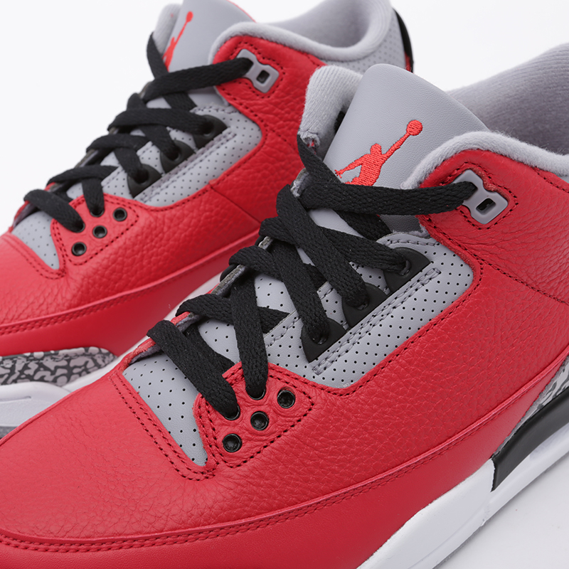 мужские красные кроссовки Jordan 3 Retro U CU2277-600 - цена, описание, фото 6