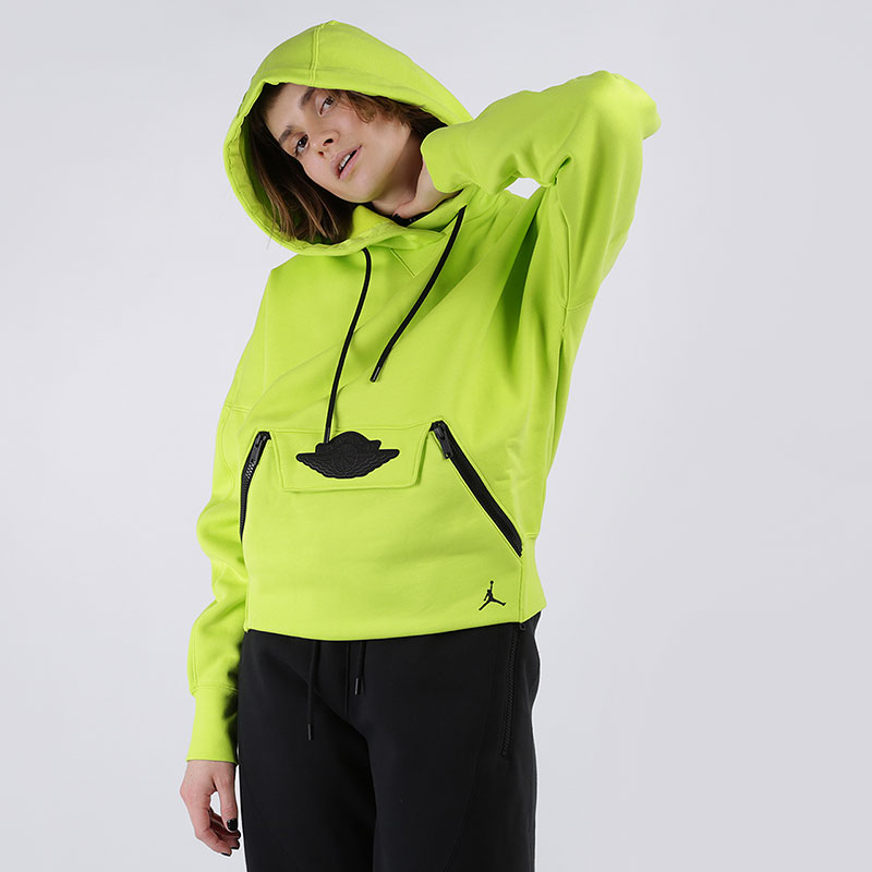 Женская толстовка Jordan Fleece Hoodie (CQ6671-389)  - цена, описание, фото 1