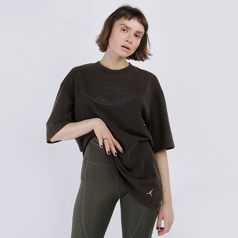

Футболка Jordan, Зеленый, Oversize Tee