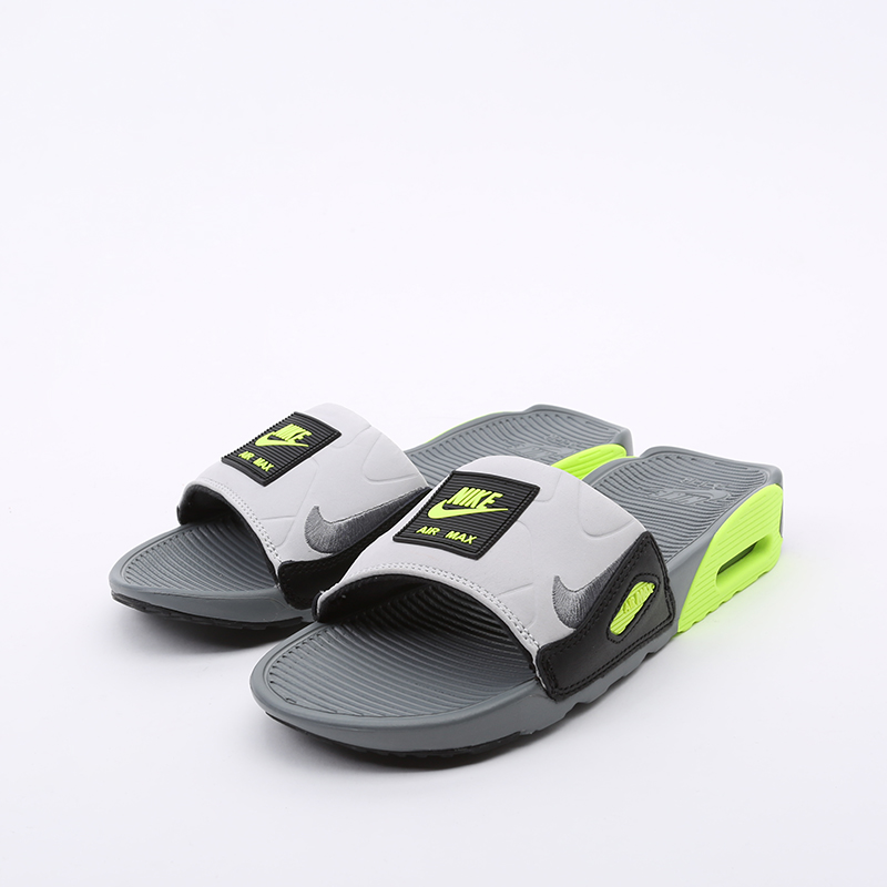 женские серые сланцы Nike WMNS Air Max 90 Slide CT5241-001 - цена, описание, фото 5