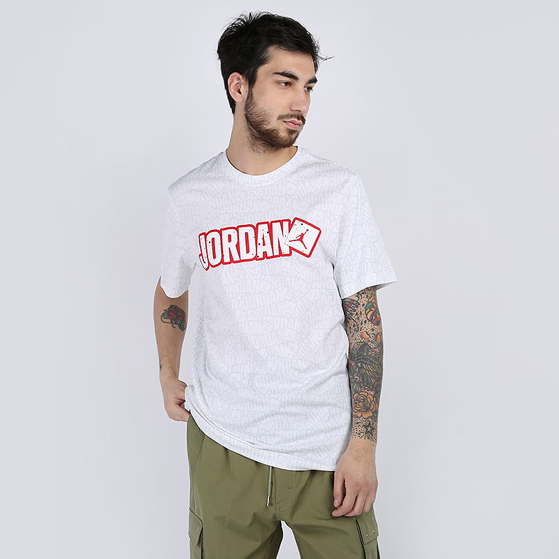 

Футболка Jordan, Белый, Brand Sticker T-Shirt