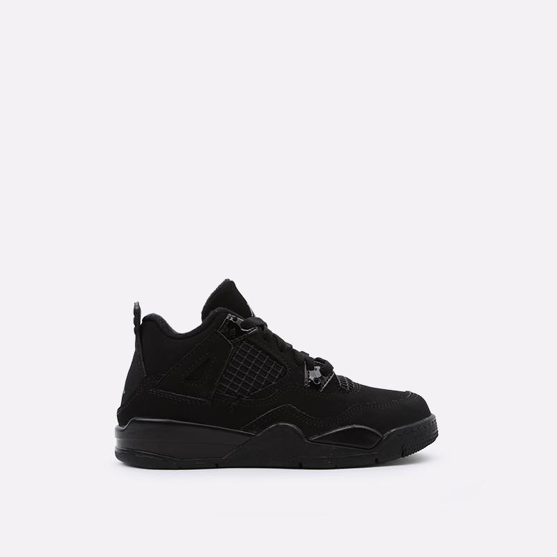 детские черные кроссовки Jordan 4 Retro (PS) BQ7669-010 - цена, описание, фото 1