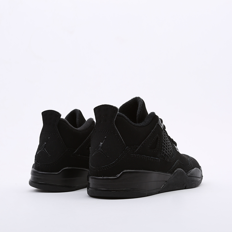 детские черные кроссовки Jordan 4 Retro (PS) BQ7669-010 - цена, описание, фото 4