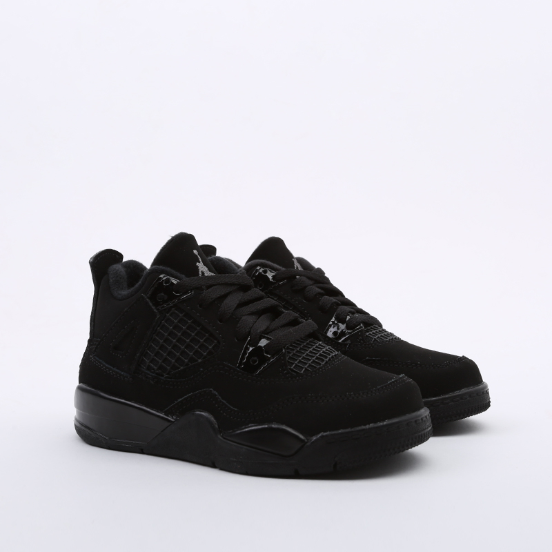 детские черные кроссовки Jordan 4 Retro (PS) BQ7669-010 - цена, описание, фото 2