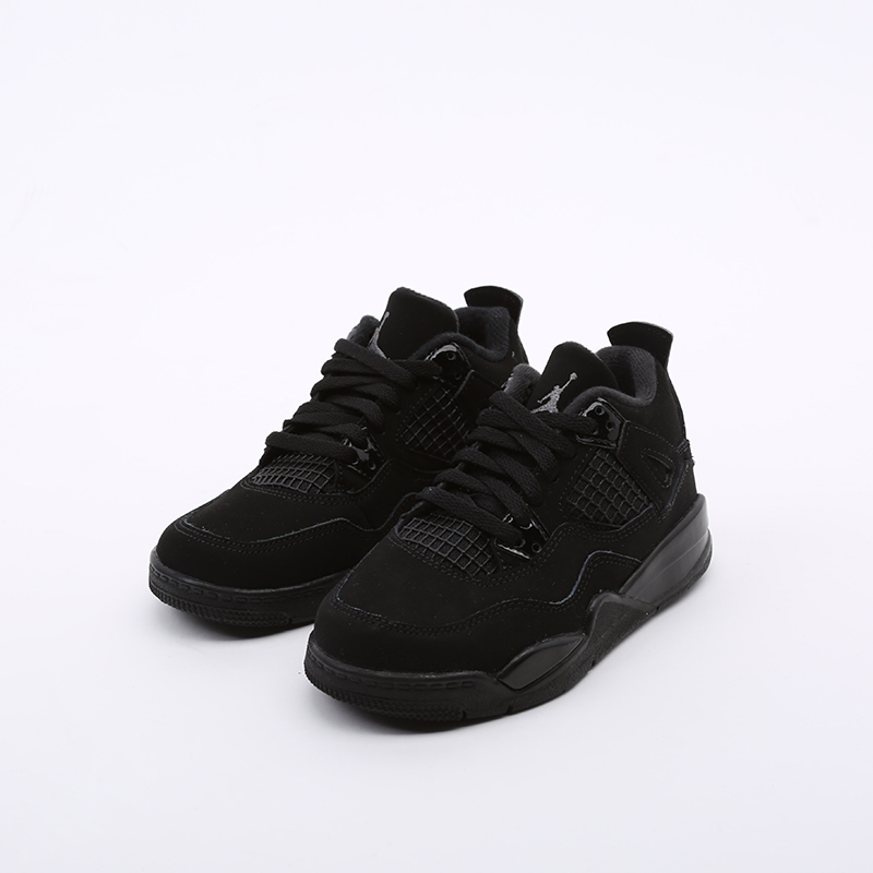 детские черные кроссовки Jordan 4 Retro (PS) BQ7669-010 - цена, описание, фото 5