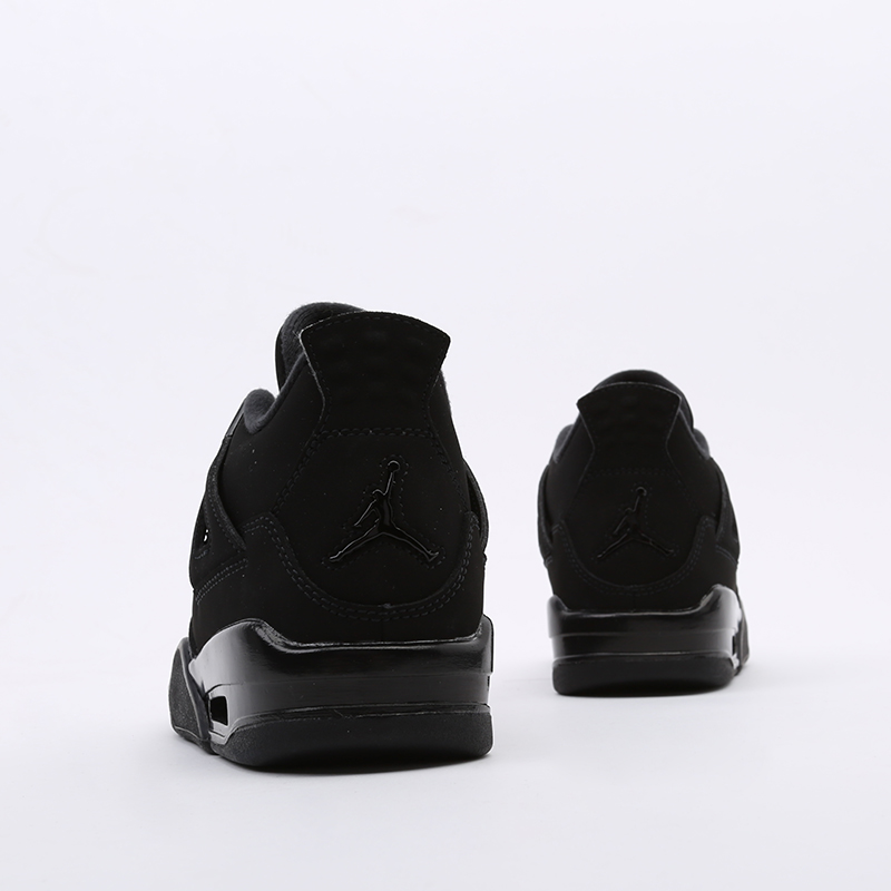 женские черные кроссовки Jordan 4 Retro (GS) 408452-010 - цена, описание, фото 5