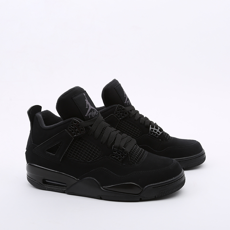 мужские черные кроссовки Jordan 4 Retro CU1110-010 - цена, описание, фото 2