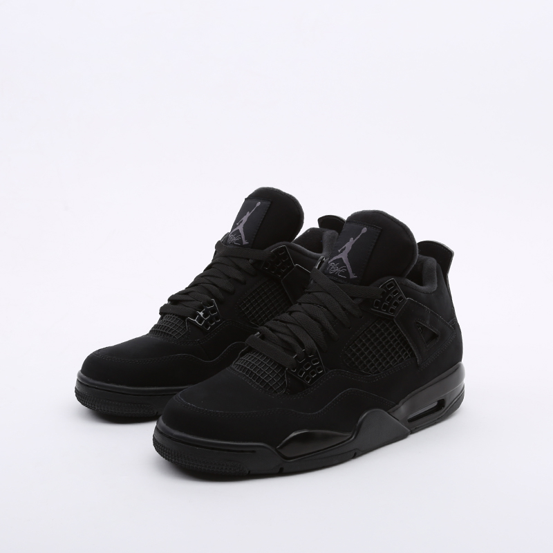 мужские черные кроссовки Jordan 4 Retro CU1110-010 - цена, описание, фото 5