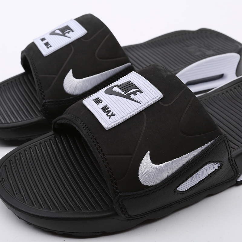 мужские черные сланцы Nike Air Max 90 Slide BQ4635-002 - цена, описание, фото 5