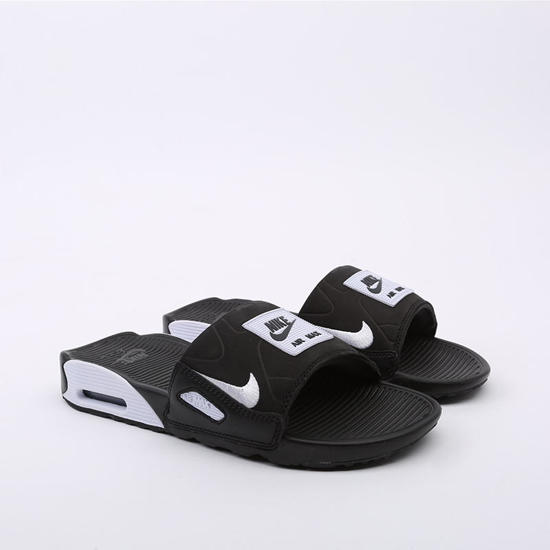 мужские черные сланцы Nike Air Max 90 Slide BQ4635-002 - цена, описание, фото 2