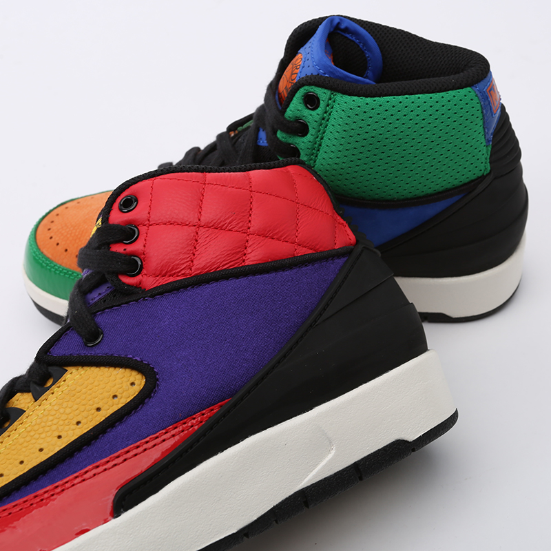 женские разноцветные кроссовки Jordan WMNS 2 Retro CT6244-600 - цена, описание, фото 6